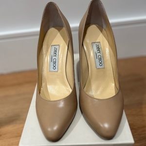 Jimmy Choo nude pump